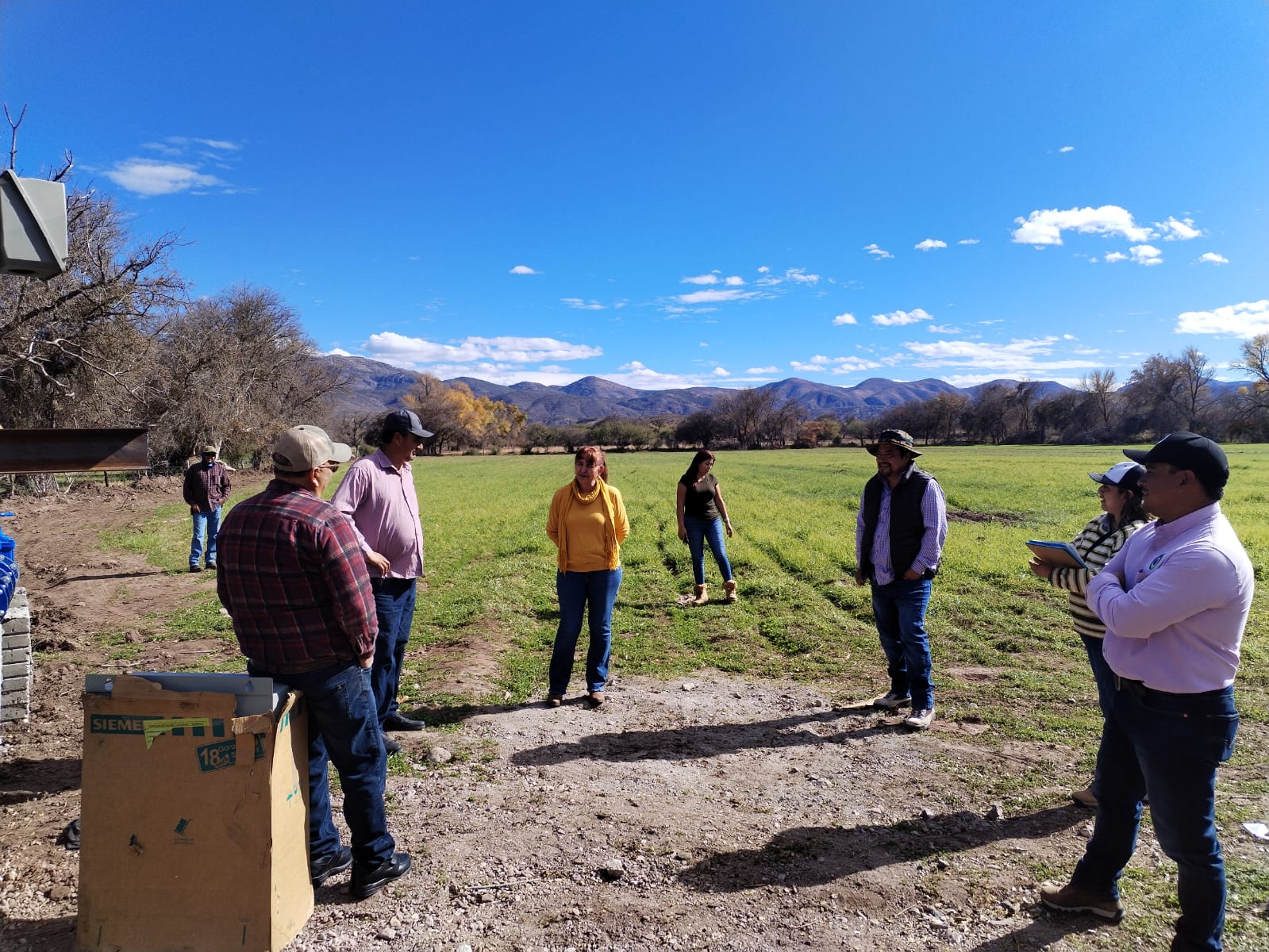 Entregan obra hidroagrícola en Bacerac